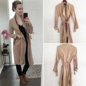 express soft trench coat